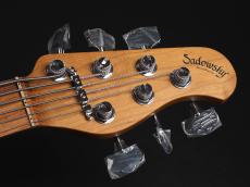 Sadowsky Metro Express MX24 VJ6 24-Fret Vintage J/J Bass Morado Fingerboard ~Silver Metallic~_3
