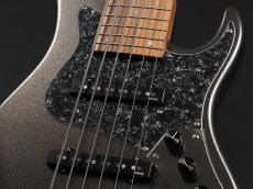 Sadowsky Metro Express MX24 VJ6 24-Fret Vintage J/J Bass Morado Fingerboard ~Silver Metallic~_5