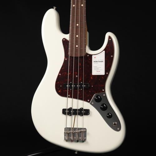 Fender Made in Japan Heritage 60s Jazz Bass Rosewood Fingerboard ~Olympic White~
