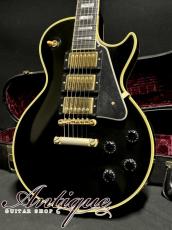 Gibson Custom Shop Historic Collection 1957 Les Paul Custom 3PU 2004 Black One-Owner&Full-Original EX+++ "Black Beauty"_2