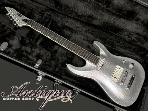 ESP HORIZON 330H/TM 2025 Silver Sparkle MH w/White Dimarzio PU & Chrome Parts 3.37kg"Like a 44Magunum Jimmy's One"