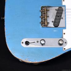 Fender Custom Shop Master Built Apprentice Double Cut Tele Relic by Ron Jessurun [Lake Placid Blue]_5