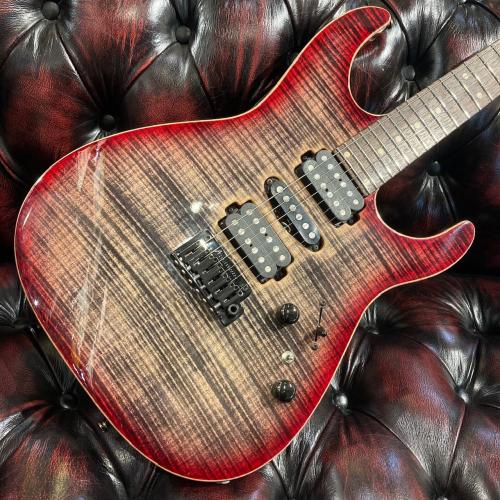 TOM ANDERSON Angel -Natural Black to T-Red Burst with Binding-