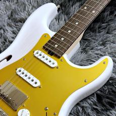 Red House General S/SSH Hollow Trans White Burst_4