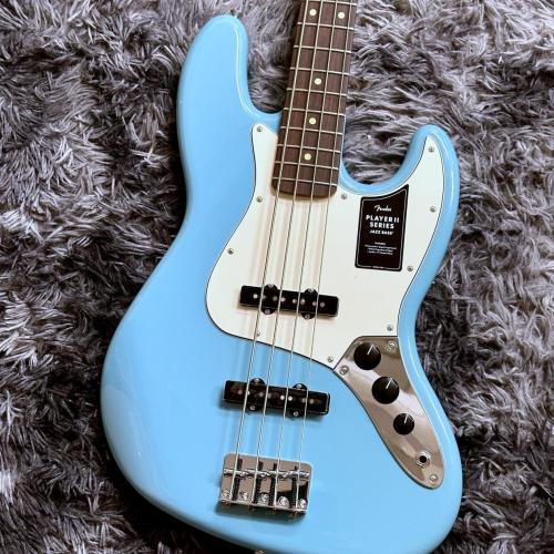 Fender Player II Jazz Bass, Rosewood Fingerboard, Aquatone Blue 【特価】
