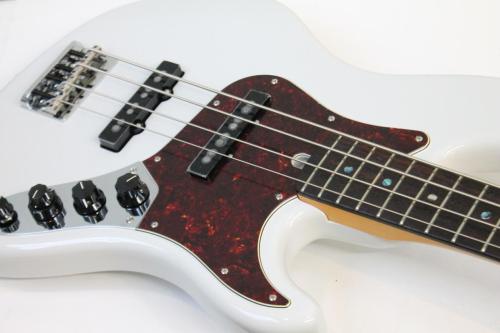 Fender Made in Japan Limited Active Modern Jazz Bass, Rosewood Fingerboard, Feather Gray