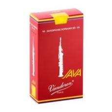 VANDOREN JAVA　ファイルドRED 【硬さ:2・1/2】【赤JAVA】 サックスリード ソプラノサックス用