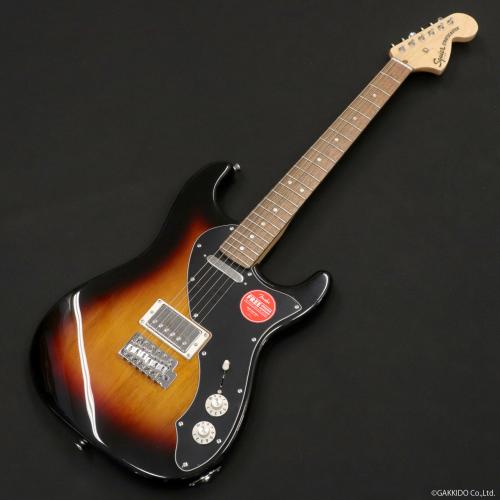 Squier Paranormal Stratocaster Deluxe, Laurel Fingerboard, Black Pickguard, 3-Color Sunburst
