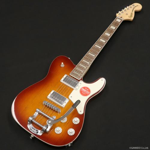 Squier Paranormal Troublemaker Telecaster Deluxe Bigsby, Laurel Fingerboard, Honey Sunburst