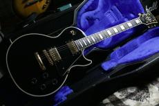 Gibson Les Paul Custom Ebony Gold Hardware 1987_2