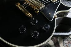 Gibson Les Paul Custom Ebony Gold Hardware 1987_6