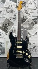 Fender Custom Shop ~2017 Limited Edition~ Black Roasted Dual-Mag Stratocaster Relic -Balck- 2022USED!!_2