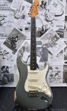 Fender Custom Shop MBA 1963 Stratocaster Relic -Ice Blue Metallic over Charcoal Frost Metallic- by Dan Gonzalez _2