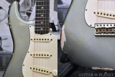Fender Custom Shop MBA 1963 Stratocaster Relic -Ice Blue Metallic over Charcoal Frost Metallic- by Dan Gonzalez _8