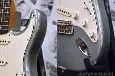 Fender Custom Shop MBA 1963 Stratocaster Relic -Ice Blue Metallic over Charcoal Frost Metallic- by Dan Gonzalez _9