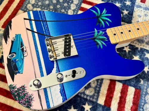 Fender Japan Fender ART CANVAS ESQUIRE HIROSHI NAGAI No.1