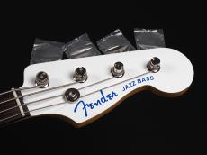 Fender Made in Japan Limited Hybrid II Jazz Bass Blanc Rosewood Fingerboard ~White~_3