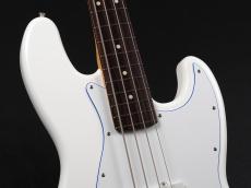 Fender Made in Japan Limited Hybrid II Jazz Bass Blanc Rosewood Fingerboard ~White~_4