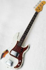 Fender Custom Shop 1960 Precision Bass Heavy Relic Olympic White on 3 Color Sunburst 【2020年製・USED】【4.06kg】_7