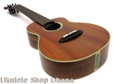 aNueNue [aNN-UC110 Green Bird]コンサート 中南米産マホガニー単板 カッタウェイ_8