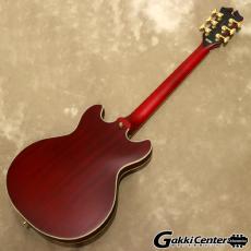 D'Angelico Deluxe Series Deluxe Mini DC P-90, Satin Trans Wine_3