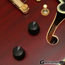 D'Angelico Deluxe Series Deluxe Mini DC P-90, Satin Trans Wine_8