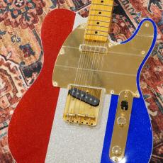 Fender Limited Edition Buck Owens Telecaster Red, Silver and Blue Sparkle【特価】