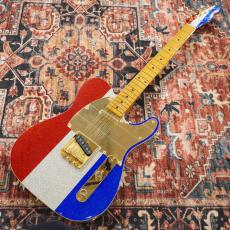 Fender Limited Edition Buck Owens Telecaster Red, Silver and Blue Sparkle【特価】_2