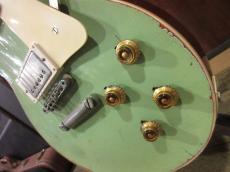 Gibson Custom Shop Murphy Lab 1957 Les Paul Kerry Green Over Sunburst Ultra Heavy Aged_4