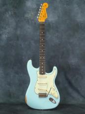 Fender Custom Shop 2020 Namm Limited 1960 Stratocaster Relic Faded Aged Daphne Blue_2
