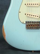 Fender Custom Shop 2020 Namm Limited 1960 Stratocaster Relic Faded Aged Daphne Blue_8