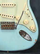 Fender Custom Shop 2020 Namm Limited 1960 Stratocaster Relic Faded Aged Daphne Blue_9