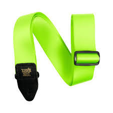 ERNIE BALL Premium Guitar Strap/Bass Strap - Neon Green P05320 【特価】