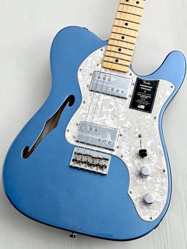 Fender American Vintage II 1972 Telecaster Thinline Lake Placid Blue #12276  ≒3.58kg