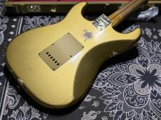 Fender Custom Shop Limited Edition 1955 Stratocaster Bone Tone / HLE Gold Aged Relic_6