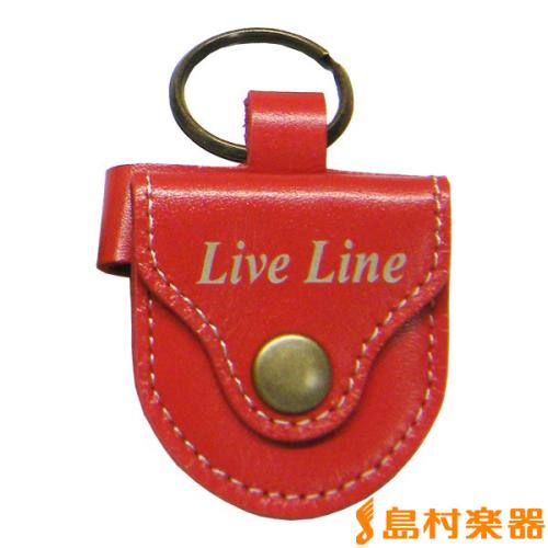 Live Line LPC1200RD レザーピックケース　【レッド】