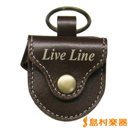 Live Line LPC1200CH レザーピックケース　【チョコレート】