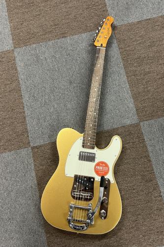 Squier Classic Vibe Custom Telecaster SH with Bigsby, Parchment Pickguard, Aztec Gold