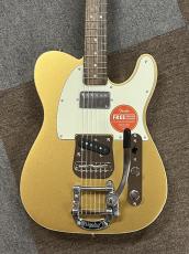 Squier Classic Vibe Custom Telecaster SH with Bigsby, Parchment Pickguard, Aztec Gold_2