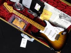 Fender Custom Shop Limited Edition 70th Anniversary 1954 Stratocaster Journeyman Relic Wide-Fade 2-Color Sunburst_2