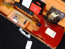 Fender Custom Shop 2025 Collection 1962 Stratocaster Relic Aged Seminole Red_7