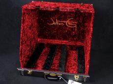 John Cruz Custom Guitars Crossville TL Model Premier Fifty Matador Red with India Ivory Strip_11