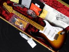 Fender Custom Shop Limited Edition 70th Anniversary 1954 Stratocaster Journeyman Relic Wide-Fade 2-Color Sunburst_2