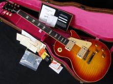 Gibson Custom Shop 1959 Les Paul Standard "R" Top Vintage Gloss Washed Cherry Sunburst_2