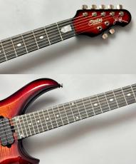 Sterling by MUSIC MAN 【新品特価!】【7-STRING】SBMM MAJ270XFM-BOB Blood Orange Burst Flame Top #240309752【3.04㎏】_9