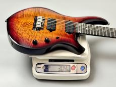 Sterling by MUSIC MAN 【新品特価!】【7-STRING】SBMM MAJ270XFM-BOB Blood Orange Burst Flame Top #240309752【3.04㎏】_11
