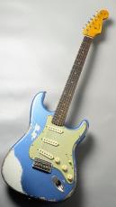 Fender Custom Shop 1960 Stratocaster Heavy Relic - Lake Placid Blue Over Olympic White #CZ588181_2
