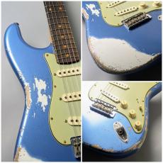 Fender Custom Shop 1960 Stratocaster Heavy Relic - Lake Placid Blue Over Olympic White #CZ588181_3