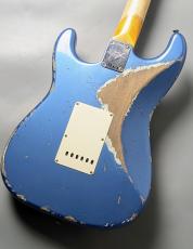 Fender Custom Shop 1960 Stratocaster Heavy Relic - Lake Placid Blue Over Olympic White #CZ588181_6