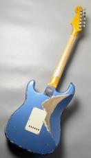 Fender Custom Shop 1960 Stratocaster Heavy Relic - Lake Placid Blue Over Olympic White #CZ588181_7